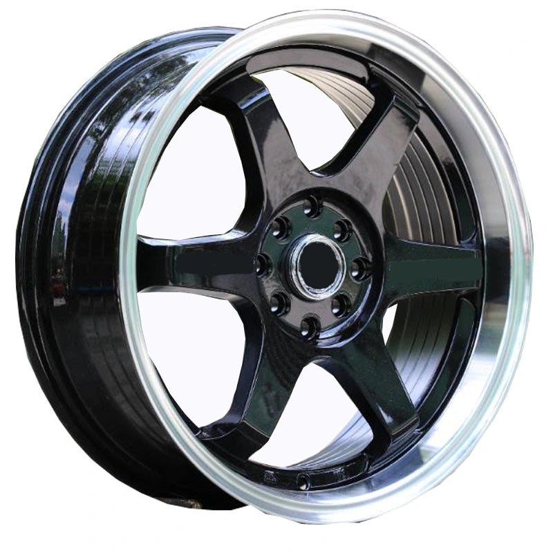 New Style Factory Price  Car Refit 6 Spoke New Aluminum Alloy Wheel Rim Aluminum Wheel 16 17 18 inch Car Wheel Cover